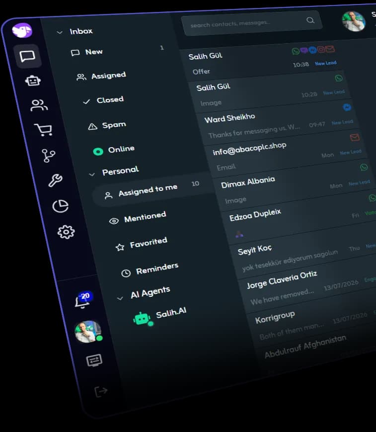 Application main page screenshot