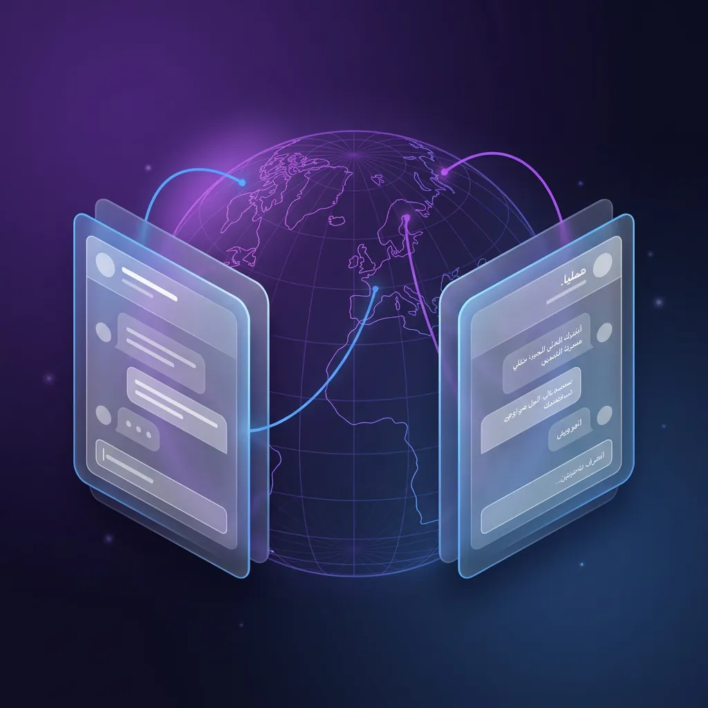 تجربة محادثة بلغات متعددة